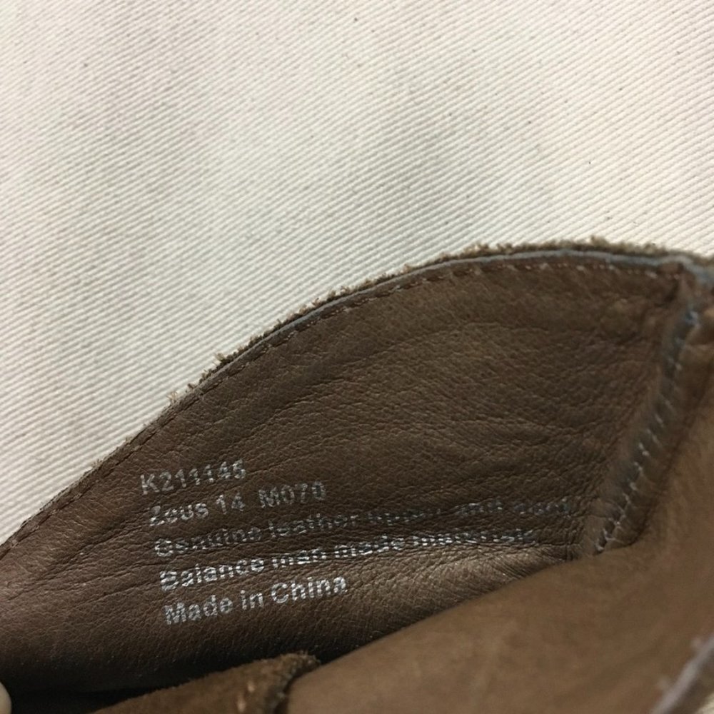 Adam Tucker Brown Suede Ankle Boots Sz 9 - Picture 6 of 7